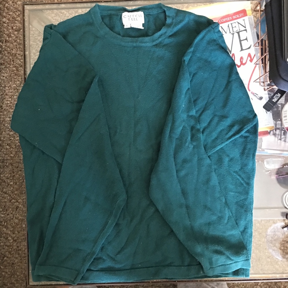 Beautiful green sweater!